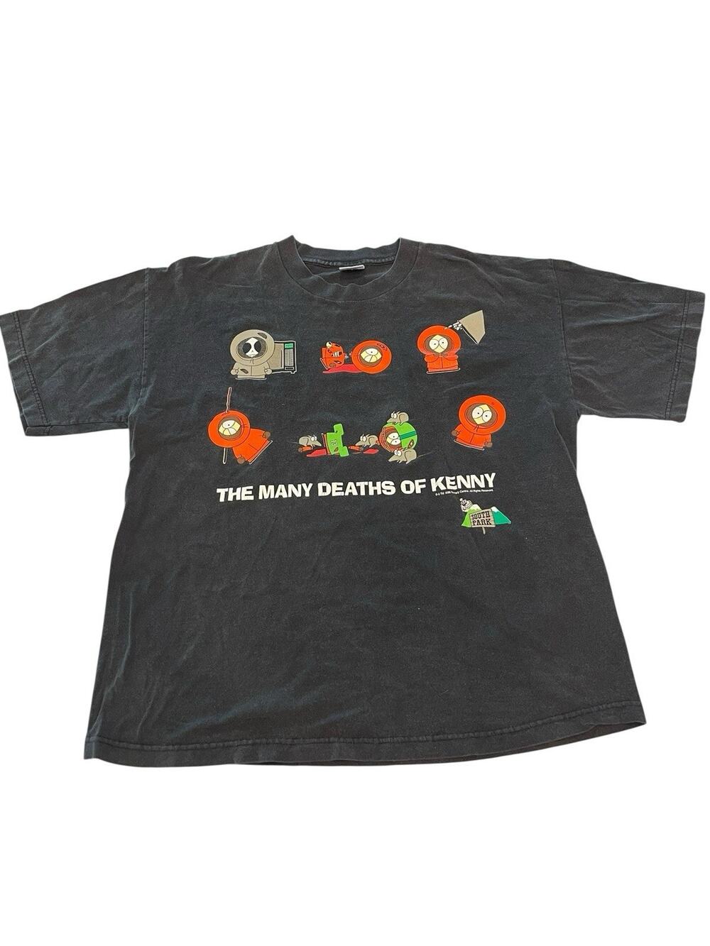 Vintage South Park Shirt Many Deaths of Kenny 1990s